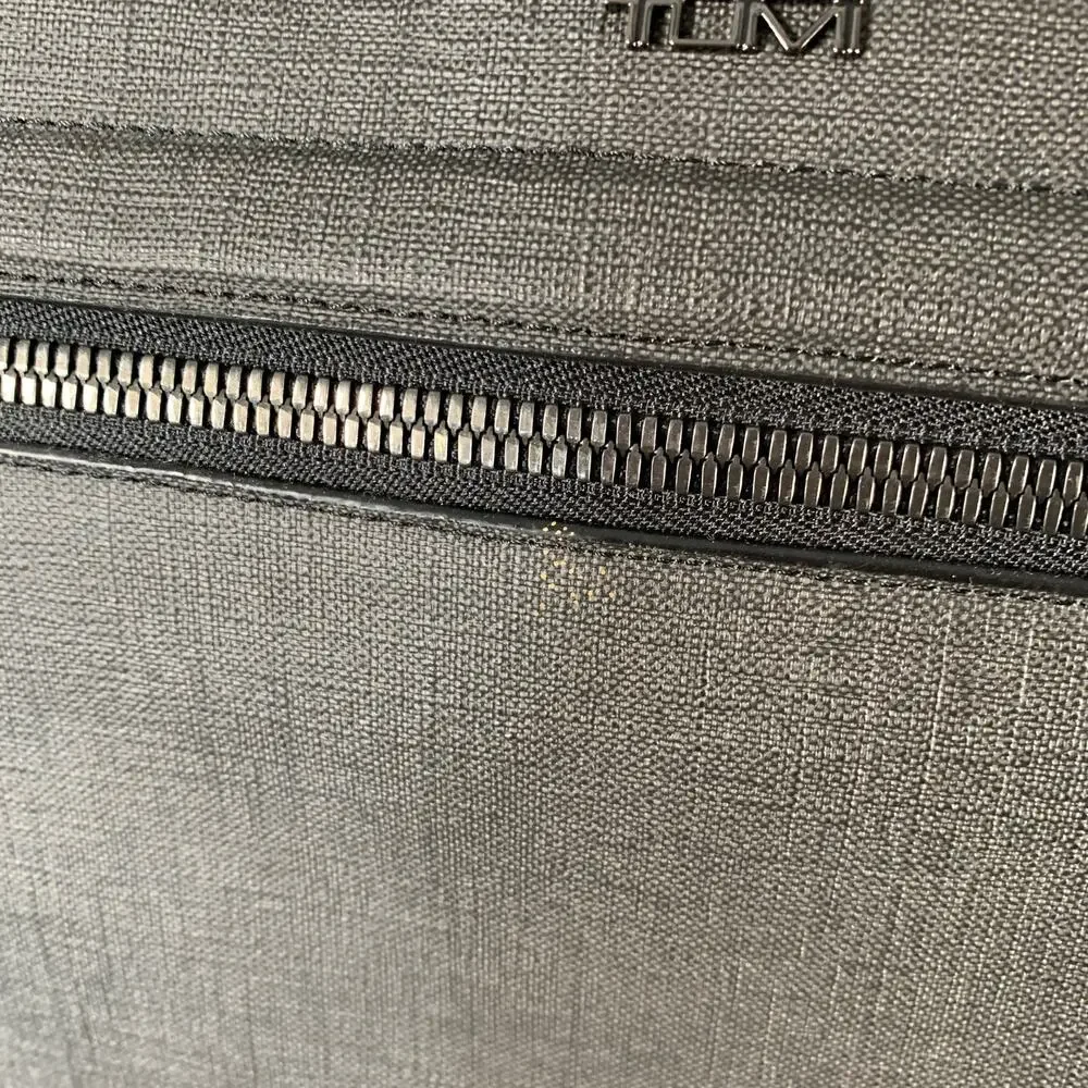 TUMI Black Coated Canvas Laptop Bag